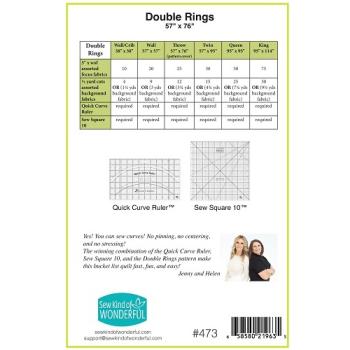 Double Rings (57x76 inch), QCR Pattern